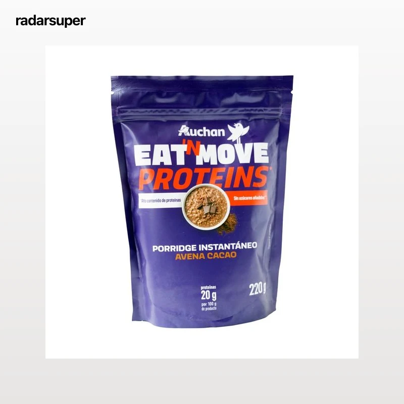 PRODUCTO ALCAMPO Eat & move Porridge cacao 220 g.