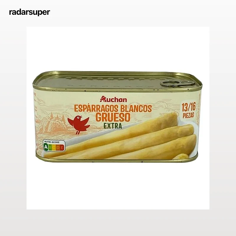 PRODUCTO ALCAMPO Esparragos blancos de categoría extra 13/16 piezas 425 g.