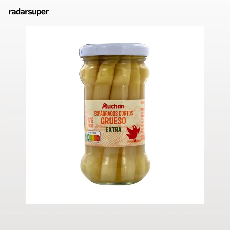 PRODUCTO ALCAMPO Espárragos cortos gruesos extra, 9/12 piezas 110 g.