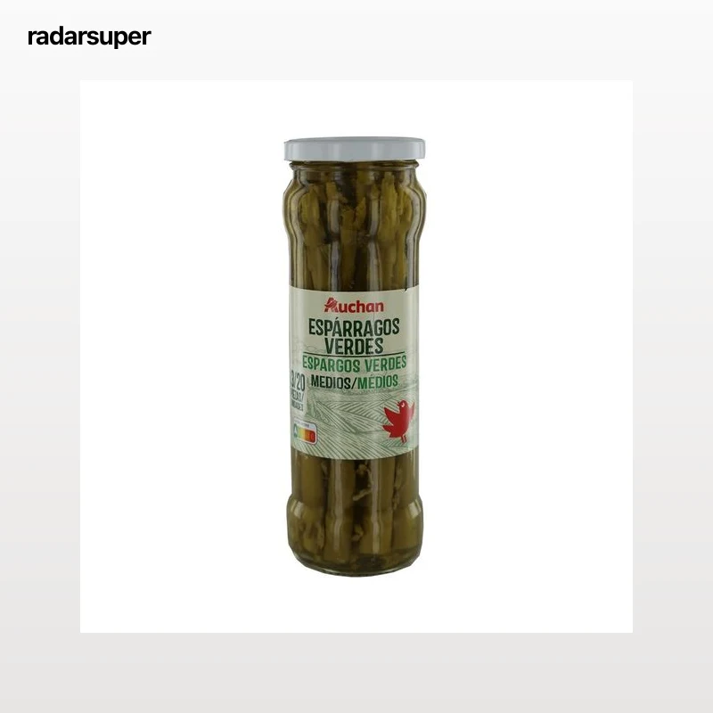 PRODUCTO ALCAMPO Espárragos verdes 13/20 piezas frasco de 185 g.