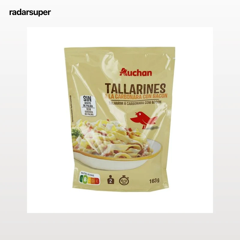 PRODUCTO ALCAMPO Fusilli a la carbonara sobre de 145 g.