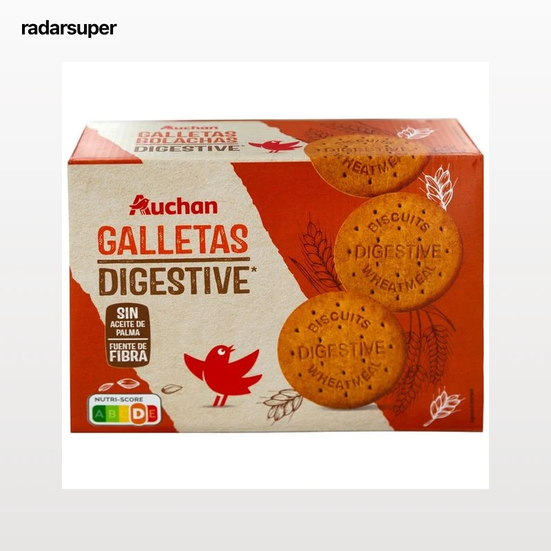 PRODUCTO ALCAMPO Galletas digestive de trigo 800 g.