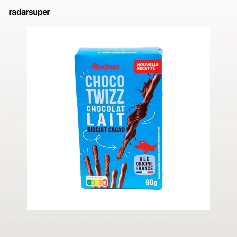 PRODUCTO ALCAMPO Galletas en forma de palitos cubiertas de chocolate 90 g.