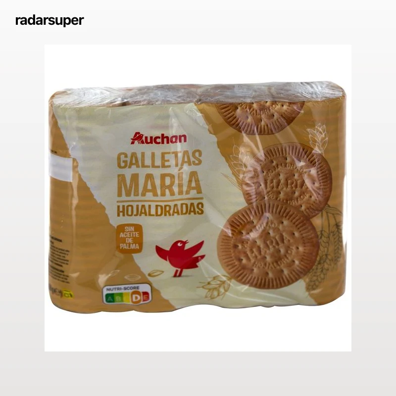 PRODUCTO ALCAMPO Galletas María hojaldradas 600 g.