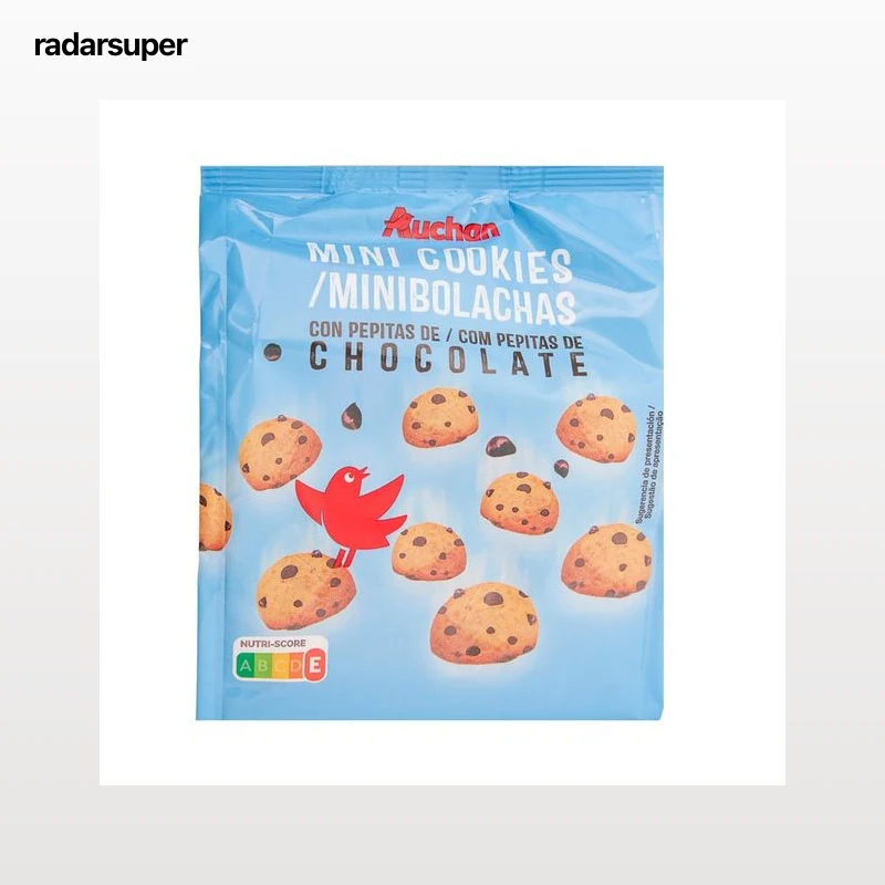PRODUCTO ALCAMPO Galletas mini cookies con pepitas de chocolate 150 g.