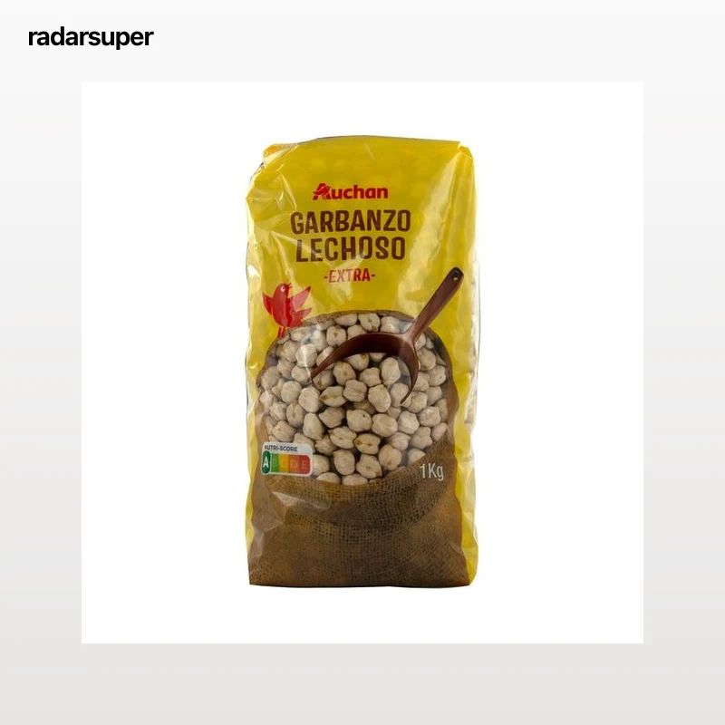 PRODUCTO ALCAMPO Garbanzo lechoso extra paquete de 1 kg.
