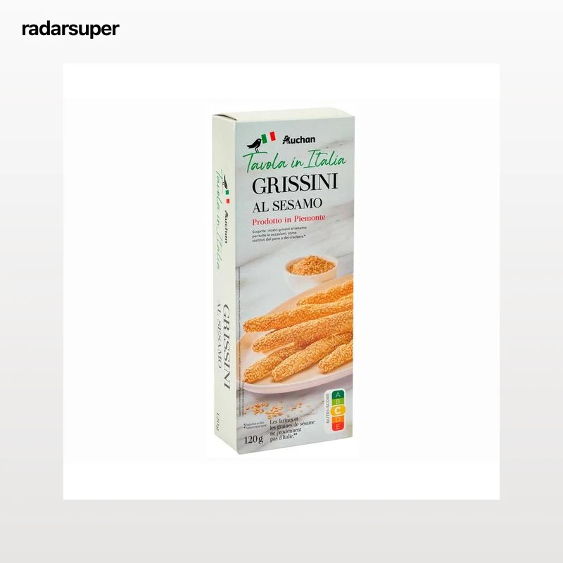 PRODUCTO ALCAMPO Grissini sésamoTavola in Italia 120 gr.