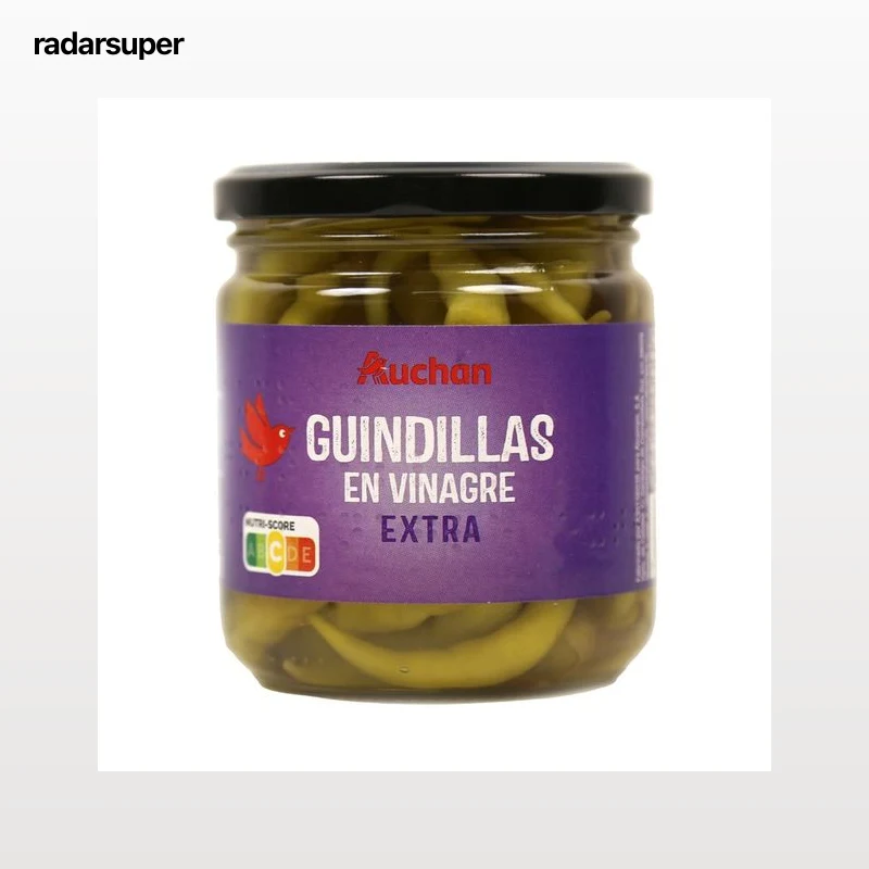 PRODUCTO ALCAMPO Guindillas en vinagre extra frasco de 130 g.