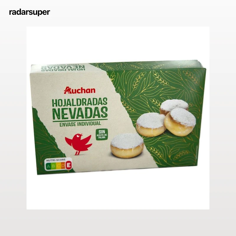 PRODUCTO ALCAMPO Hojaldradas nevadas en envases individuales 410 g.