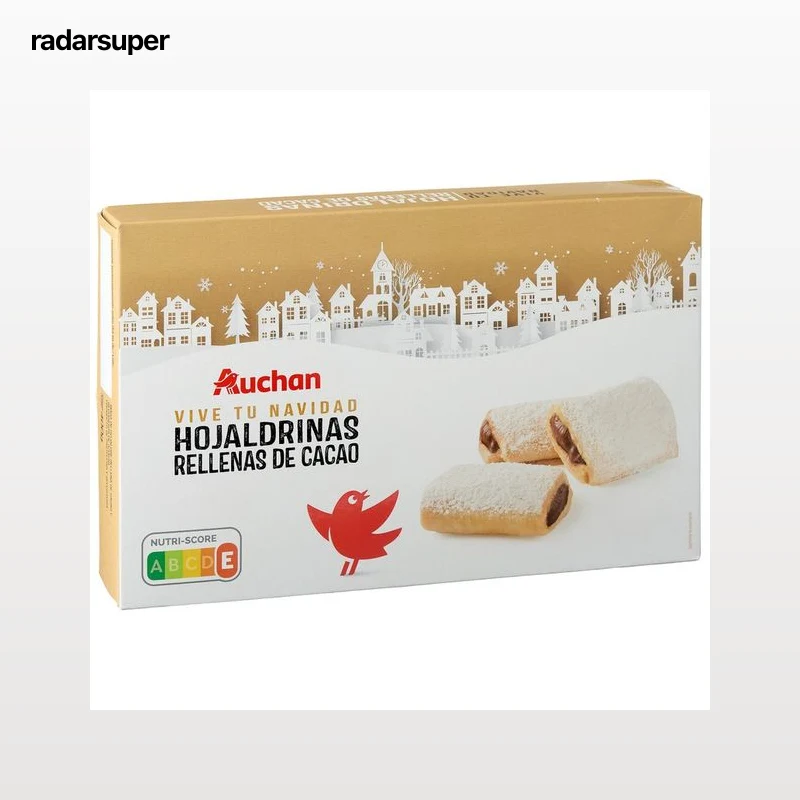 PRODUCTO ALCAMPO Hojaldradas rellenas de cacao 400 g