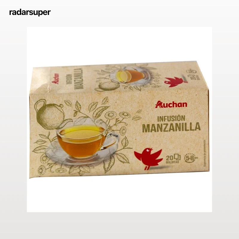PRODUCTO ALCAMPO Infusión de manzanilla 20 bolsitas.