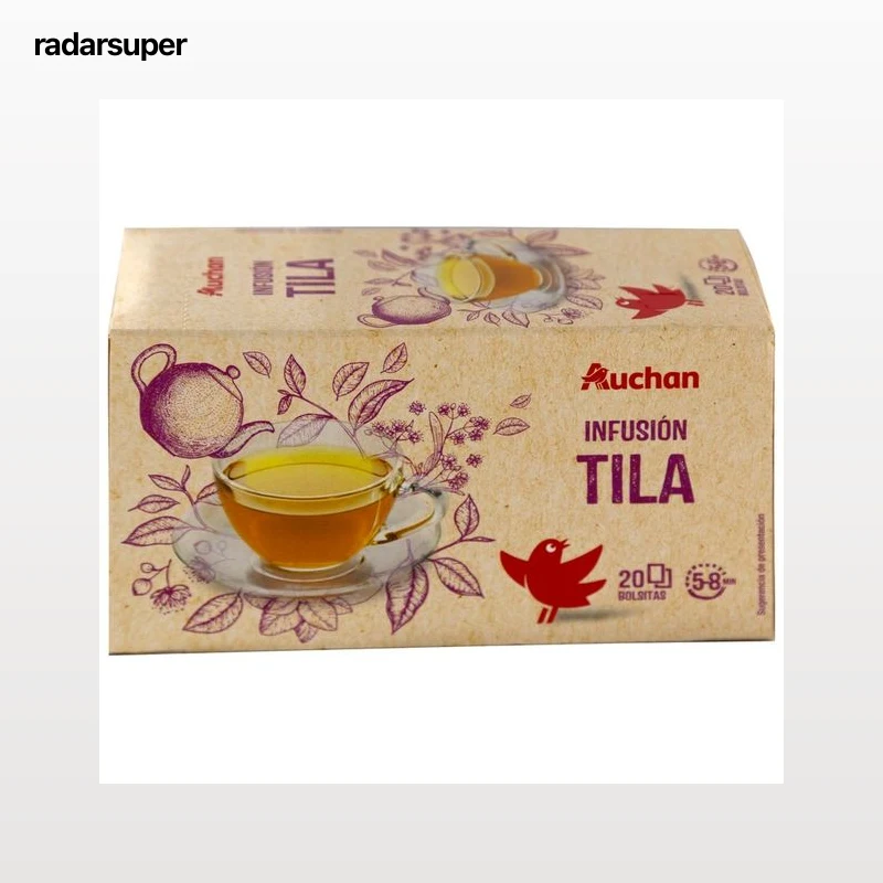 PRODUCTO ALCAMPO Infusión de tila 20 bolsitas.