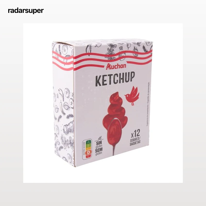 PRODUCTO ALCAMPO Ketchup en monodosis pack 12 uds x 12 g.