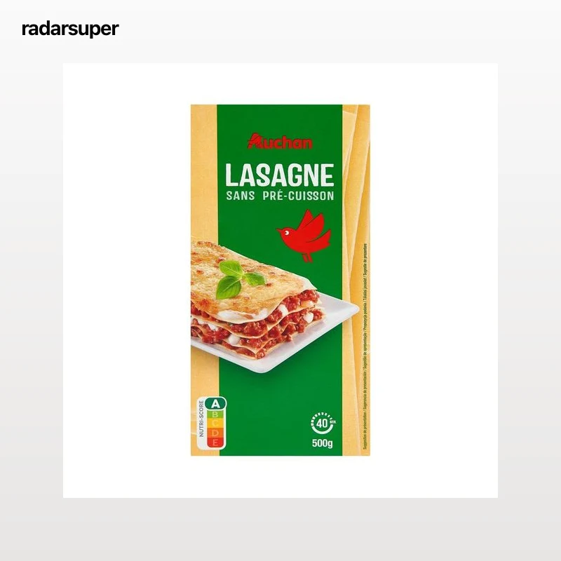 PRODUCTO ALCAMPO Lasaña sin precocinar  500 g.