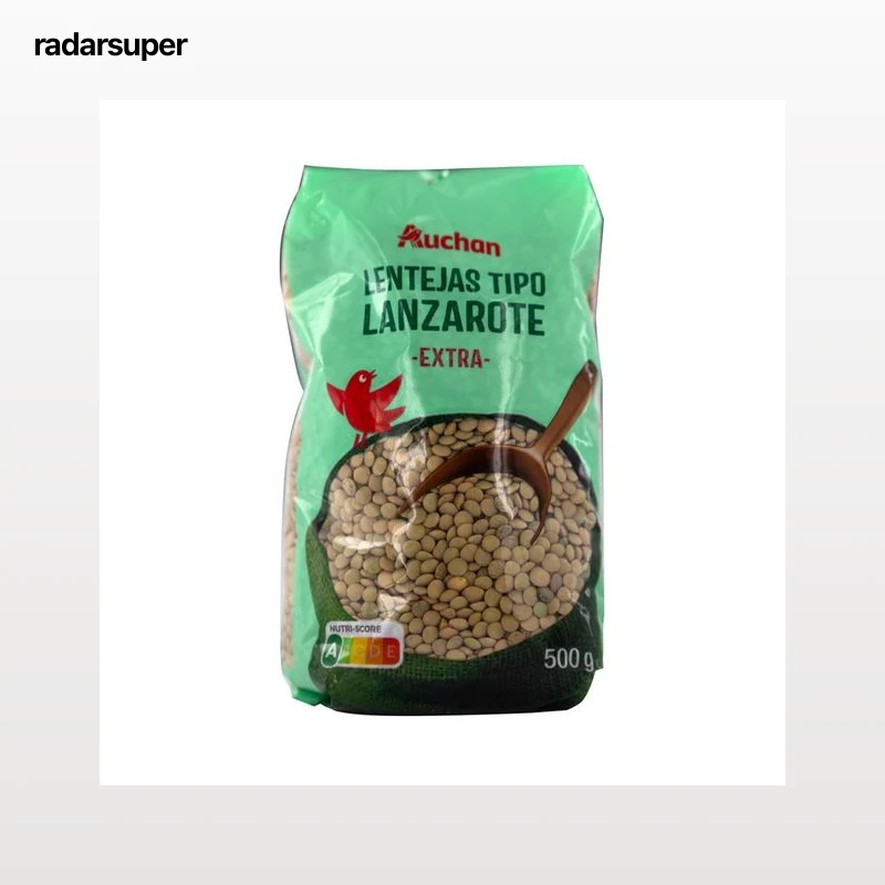 PRODUCTO ALCAMPO Lenteja extra tipo Lanzarote paquete 500 g.