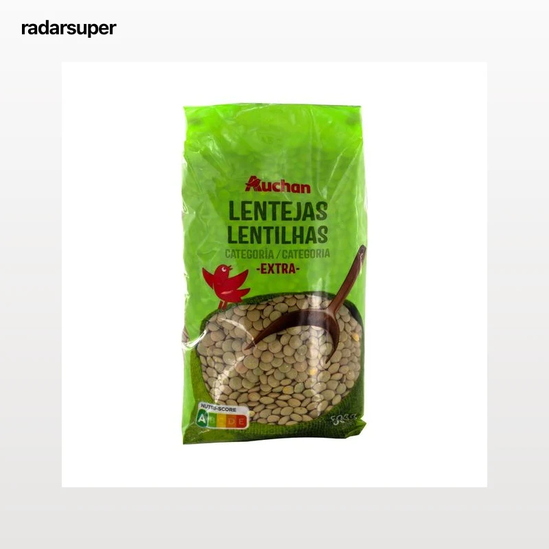 PRODUCTO ALCAMPO Lentejas extra paquete 500 g.