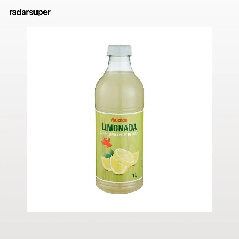 PRODUCTO ALCAMPO Limonada 24% de zumo y pulpa de limón, botella 1 l.