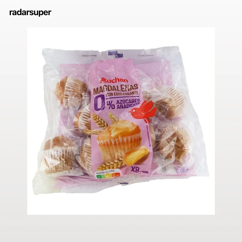 PRODUCTO ALCAMPO Magdalenas 0 % azúcares añadidos PRODUCTO ALCAMPO 315 g.