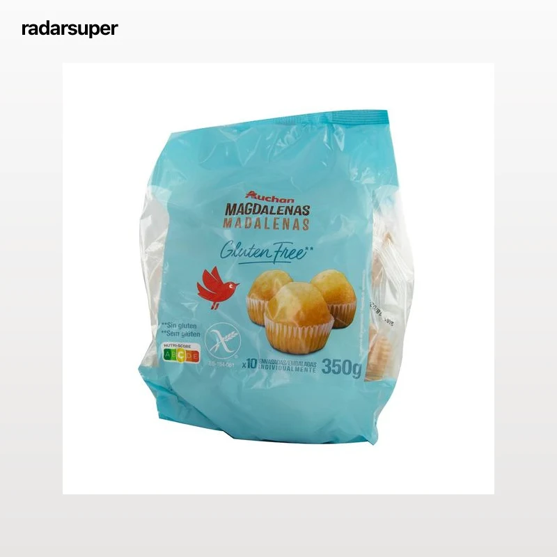 PRODUCTO ALCAMPO magdalenas sin gluten PRODUCTO ALCAMPO 10 uds. 350 g.