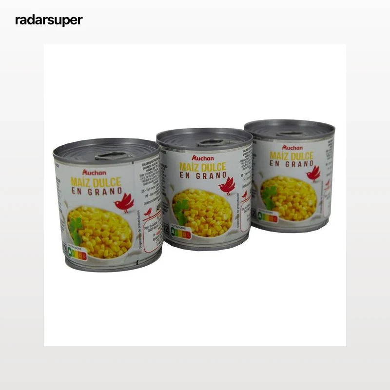 PRODUCTO ALCAMPO Maíz dulce 3 uds x 140 g.