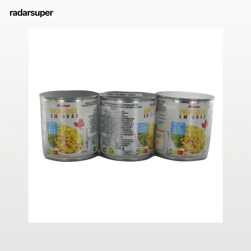 PRODUCTO ALCAMPO Maíz sin sal 3 x 140 g.
