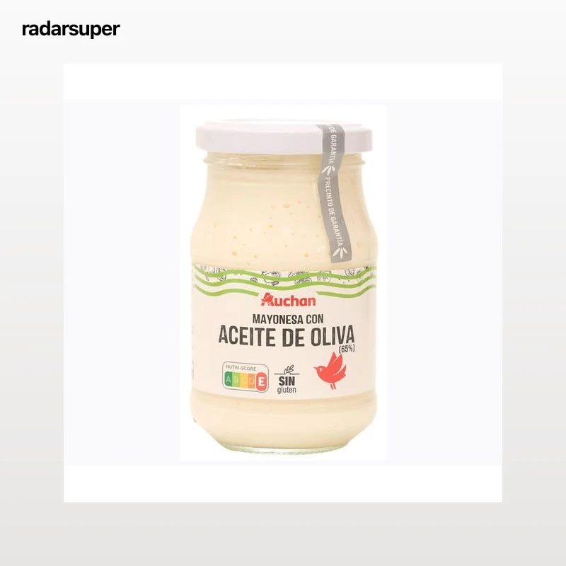PRODUCTO ALCAMPO Mayonesa con aceite de oliva frasco de 225 ml.