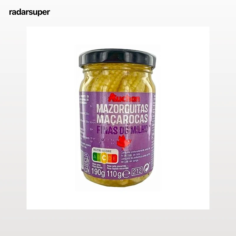 PRODUCTO ALCAMPO Mazorquitas finas frasco de 110 g.
