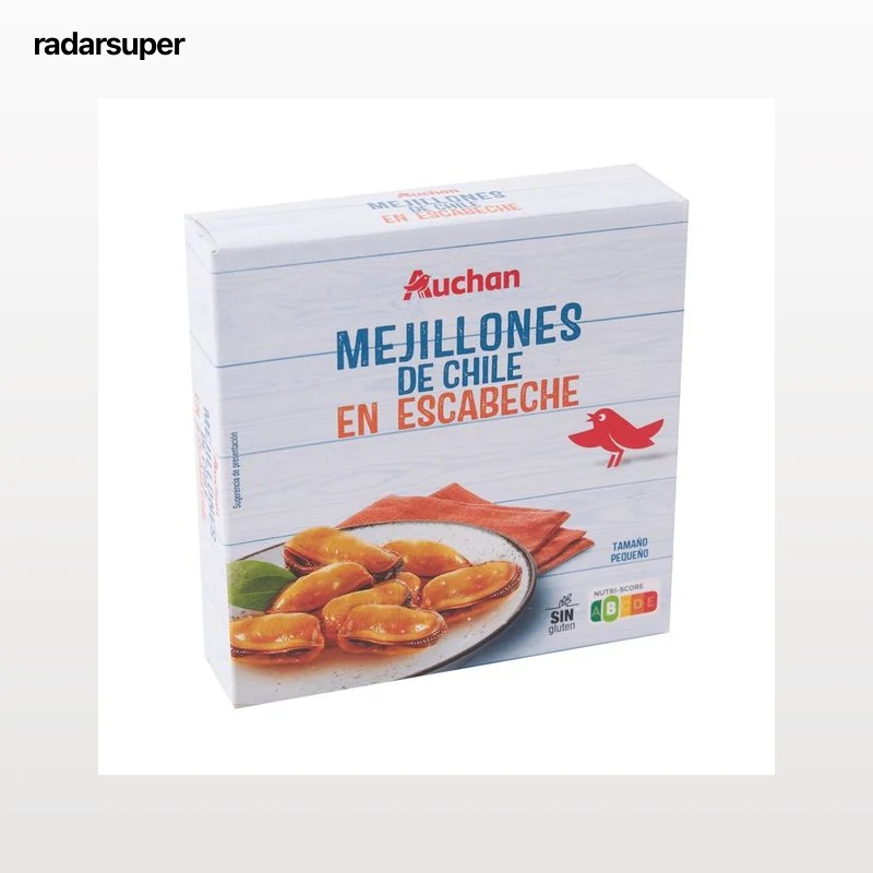 PRODUCTO ALCAMPO Mejillones pequeños en escabeche 69 g.