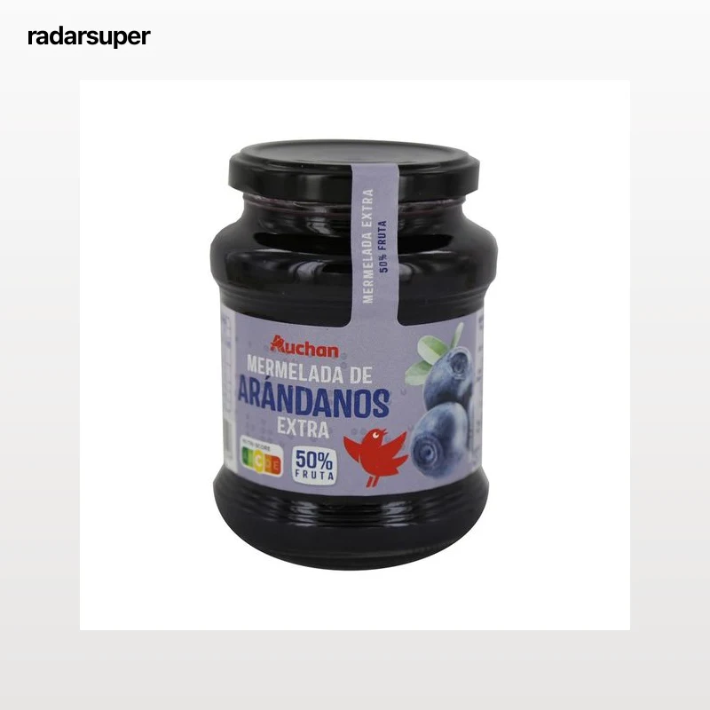 PRODUCTO ALCAMPO Mermelada de arándanos extra, 50 % de fruta 410 g.
