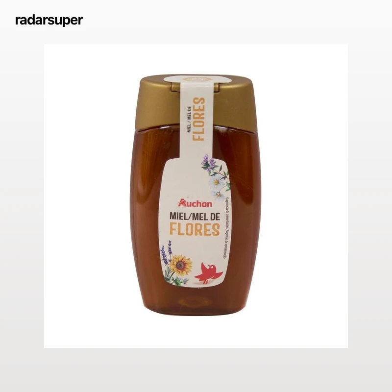 PRODUCTO ALCAMPO Miel de flores con dosificador anti goteo 500 g.