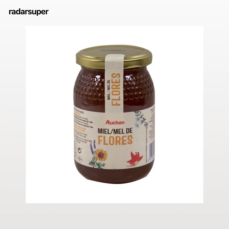 PRODUCTO ALCAMPO Miel de flores en frasco 500 g.