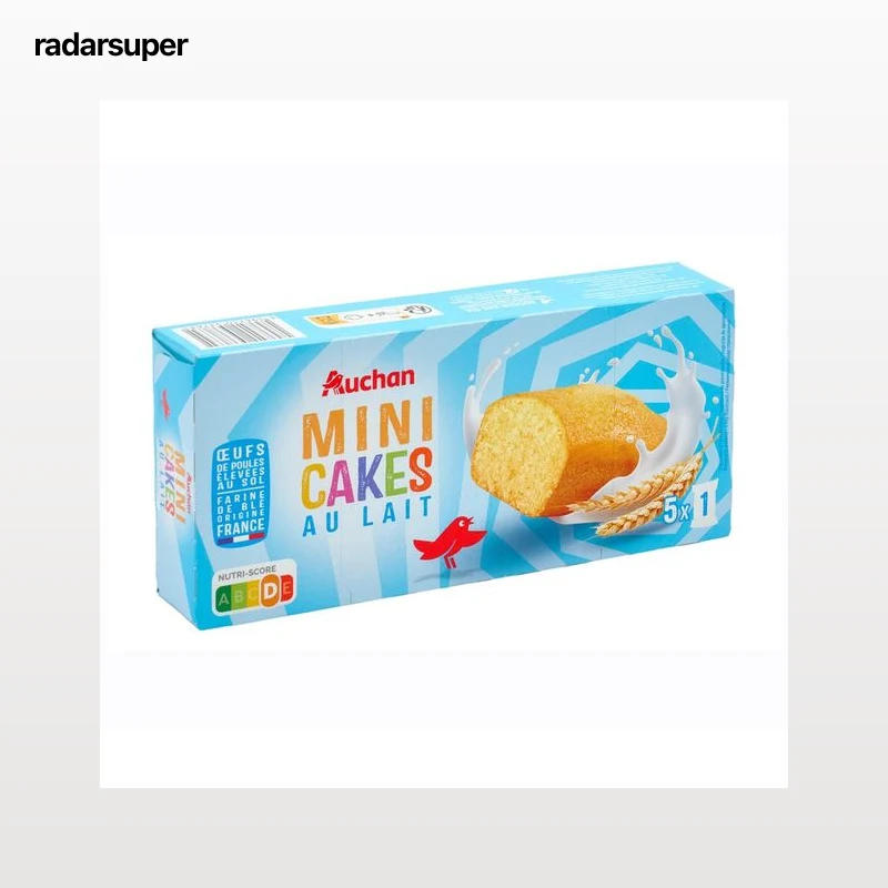 PRODUCTO ALCAMPO Mini bizcochos de leche 5 uds.135 gr.