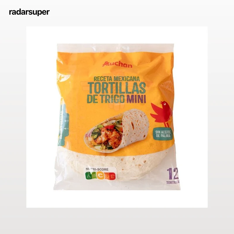 PRODUCTO ALCAMPO Mini tortillas de trigo 12 uds. 300 g.