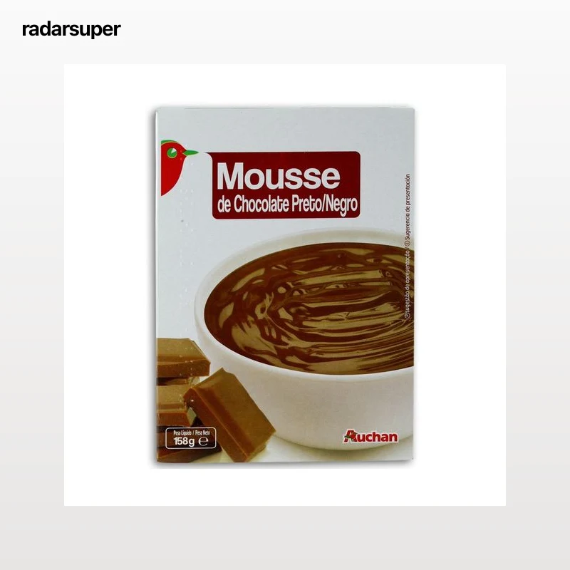 PRODUCTO ALCAMPO Mousse de chocolate negro 158 gr