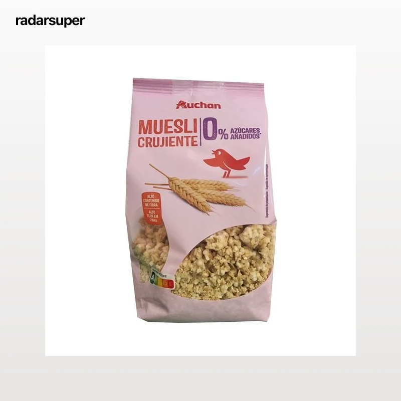 PRODUCTO ALCAMPO Muesli crujiente sin azúcares añadidos 500 g.