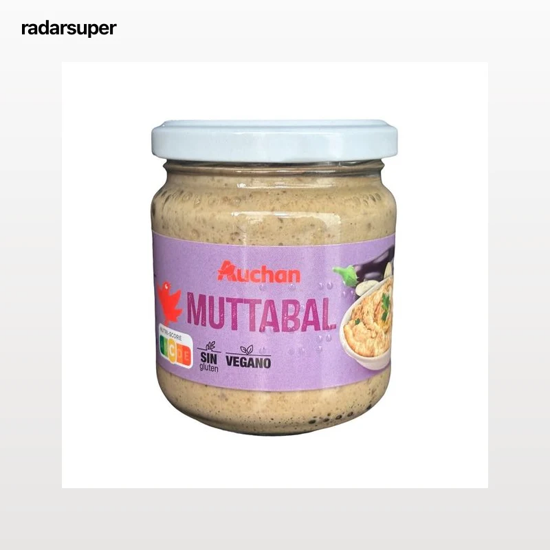 PRODUCTO ALCAMPO Muttabal de berenjena vegano 175g.