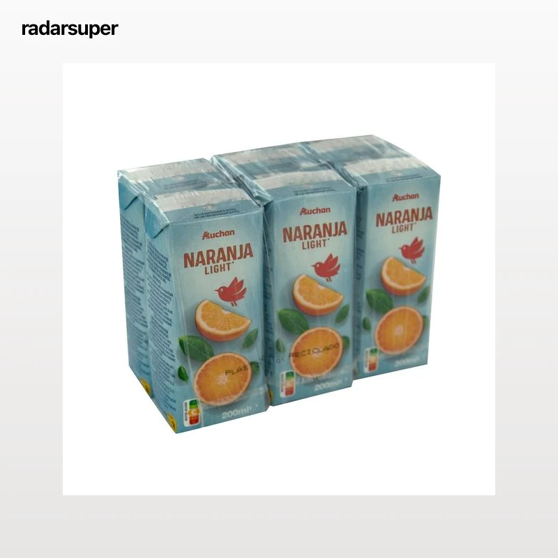 PRODUCTO ALCAMPO Néctar de naranja light pack de 6 uds x 20 cl.