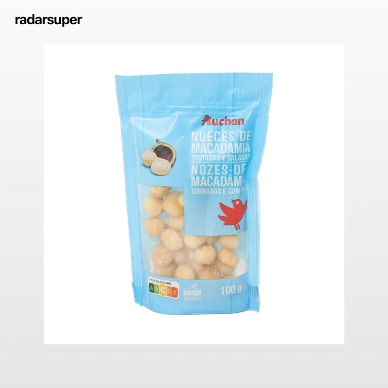 PRODUCTO ALCAMPO Nueces de Macadamia tostadas y saladas 100 g.
