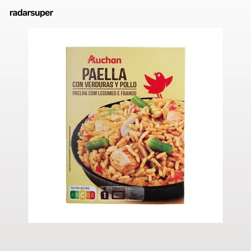PRODUCTO ALCAMPO Paella de verduras y pollo 250 g