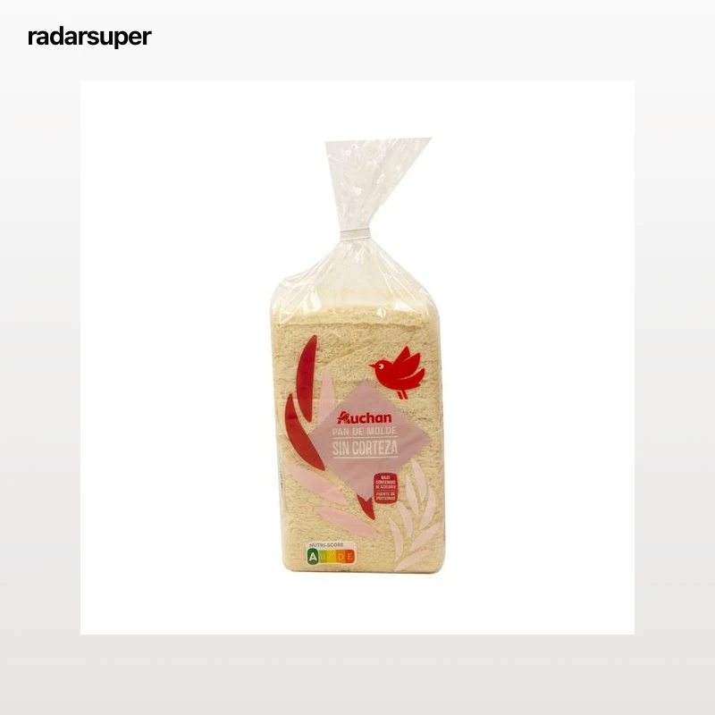 PRODUCTO ALCAMPO Pan de molde blanco sin corteza 450 g.