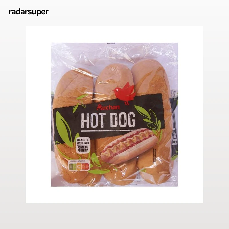 PRODUCTO ALCAMPO Pan para perritos calientes (hot dogs)  6 uds. 330 g.