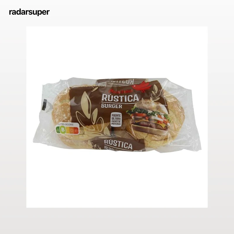 PRODUCTO ALCAMPO Pan rústico para hamburguesa 4 x 75 g.