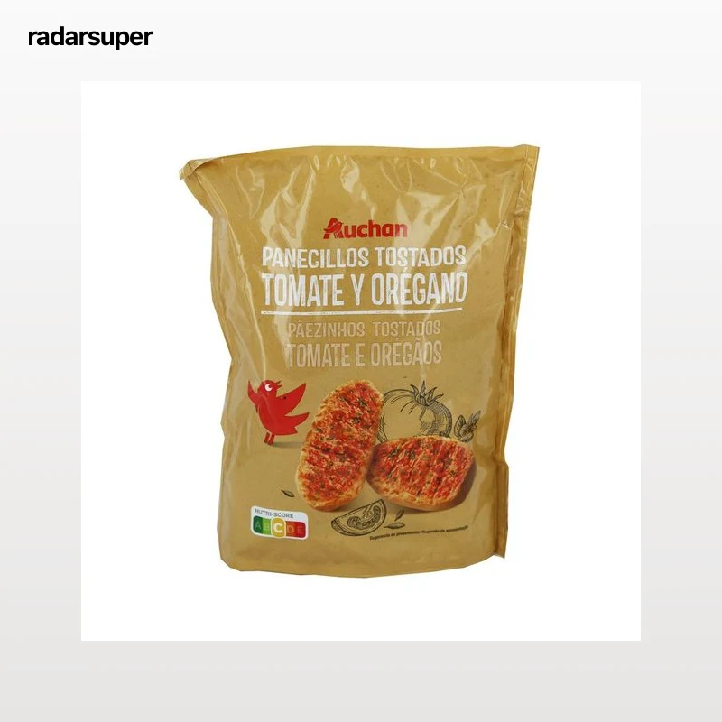 PRODUCTO ALCAMPO Panecillos tostados tomate y orégano 160 g.