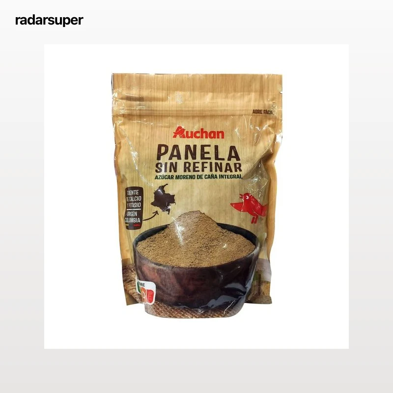 PRODUCTO ALCAMPO Panela sin refinar (azúcar moreno de caña integral) 500 ml.