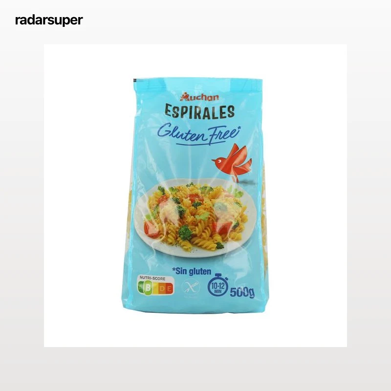 PRODUCTO ALCAMPO Pasta espirales sin gluten 500 g.
