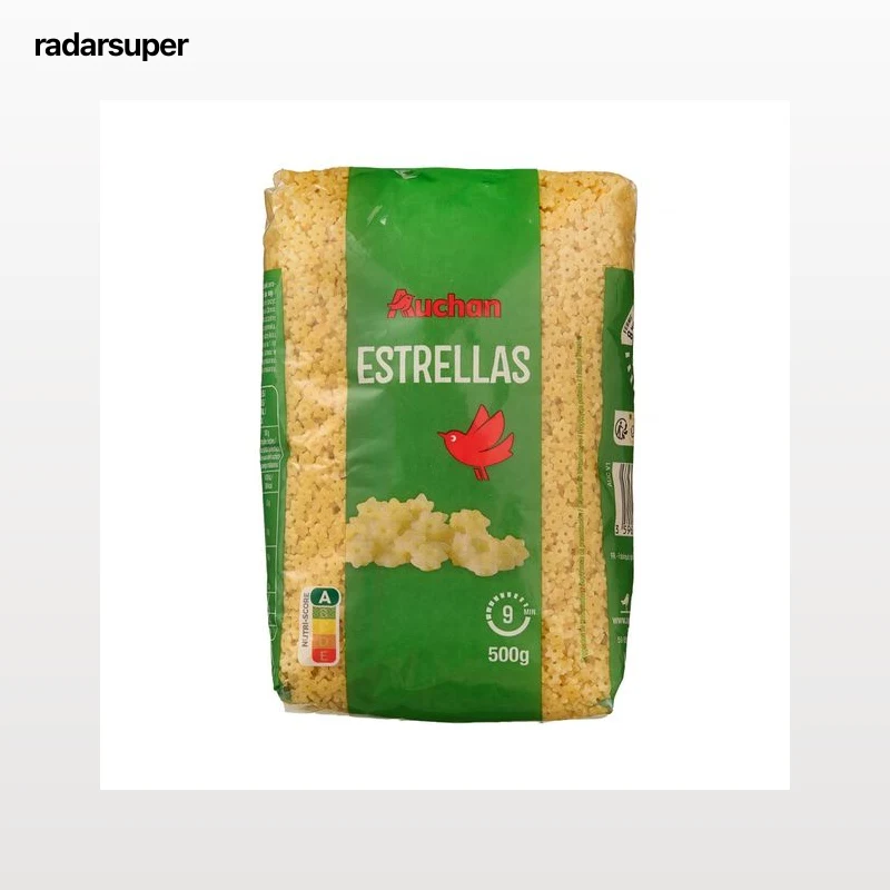 PRODUCTO ALCAMPO Pasta estrellas de calidad superior PRODUCTO ALCAMPO 500 g.