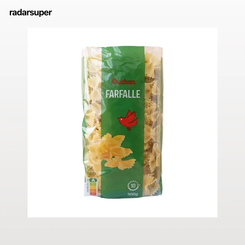 PRODUCTO ALCAMPO Pasta Farfalle de calidad superior paquete de 500 g.