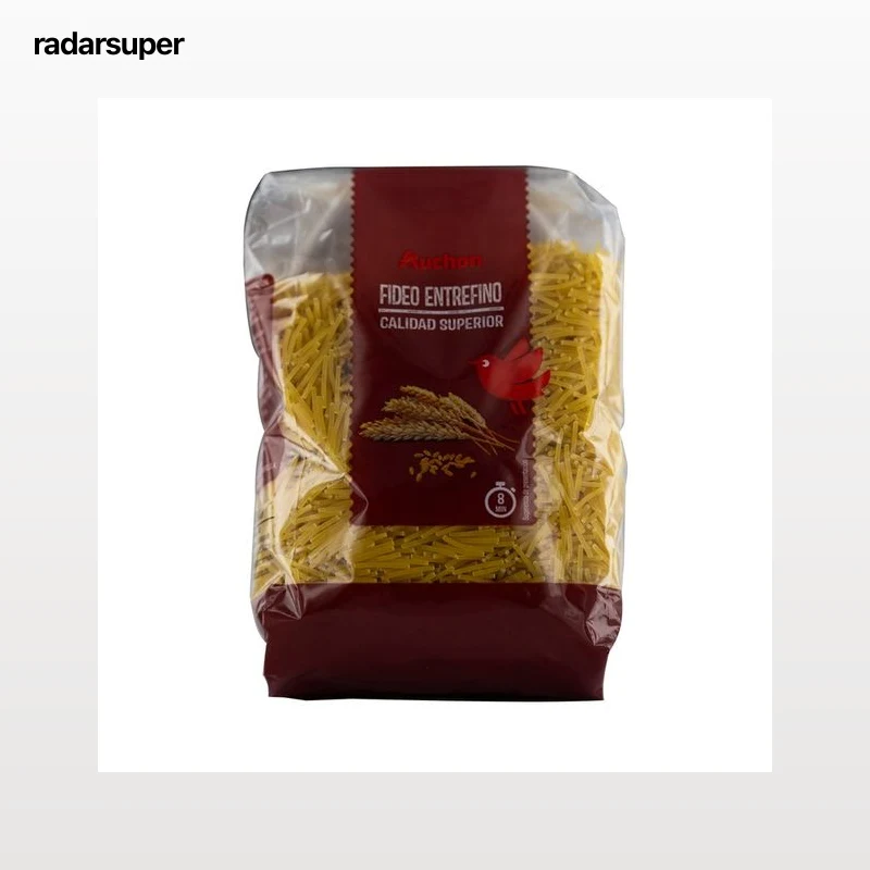PRODUCTO ALCAMPO Pasta fIdeos entrefino de calidad superior paquete 500 g.