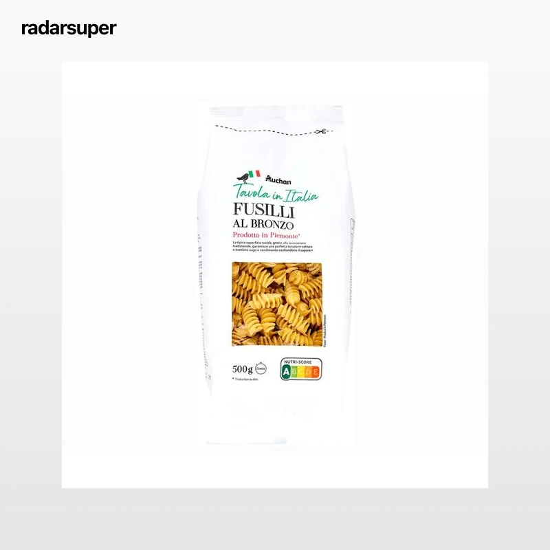 PRODUCTO ALCAMPO Pasta fusilli al bronzo Tavola in Italia 500 g.