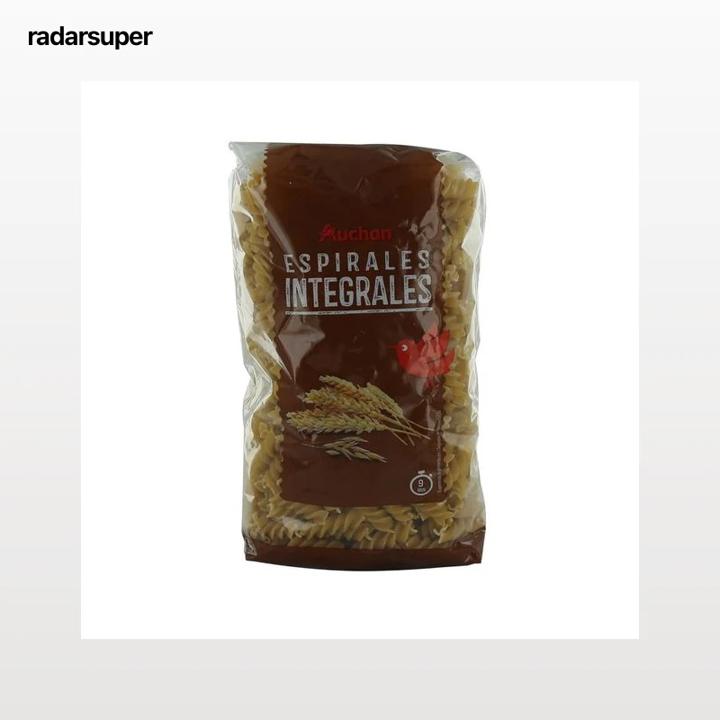 PRODUCTO ALCAMPO Pasta integral con forma de espirales 500 g.